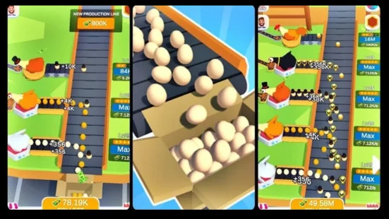 idle egg gameplay