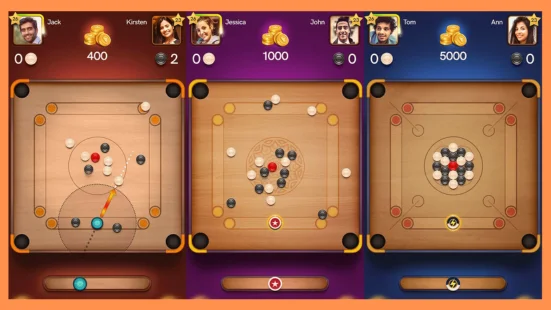 carrom pool gameplay