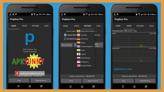 how to use psiphon pro