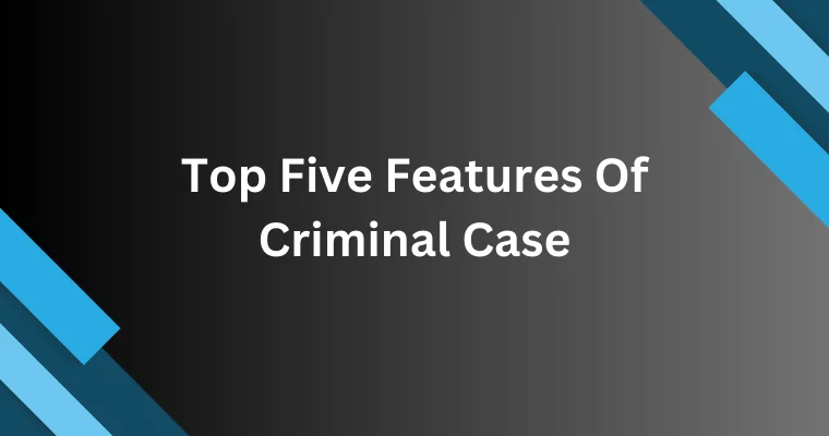 top five features of criminal case