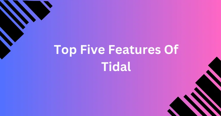top five features of tidal