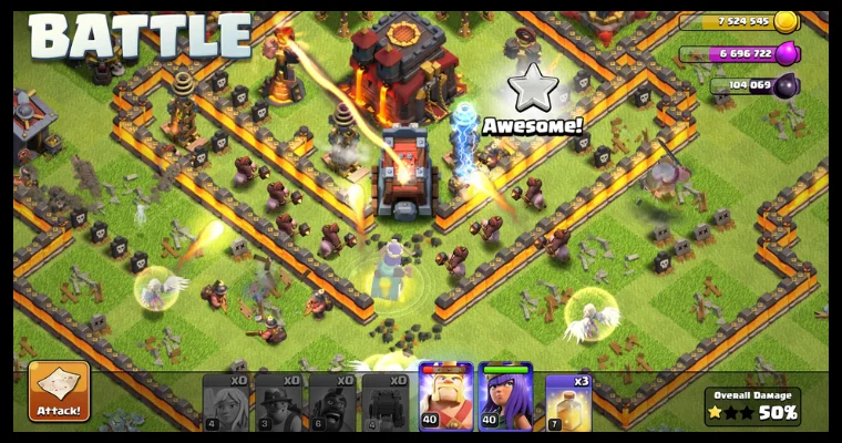 coc attacking