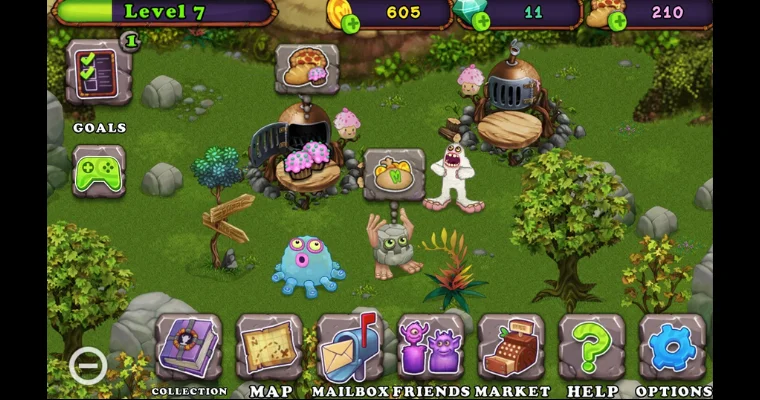 my singing monsters graphics and sound
