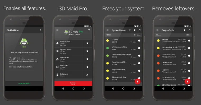 sd maid pro unlimited setting options